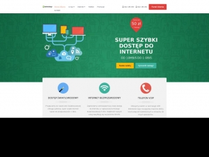 Niezawodna prędkość transmisji i znikoma awaryjność internetu